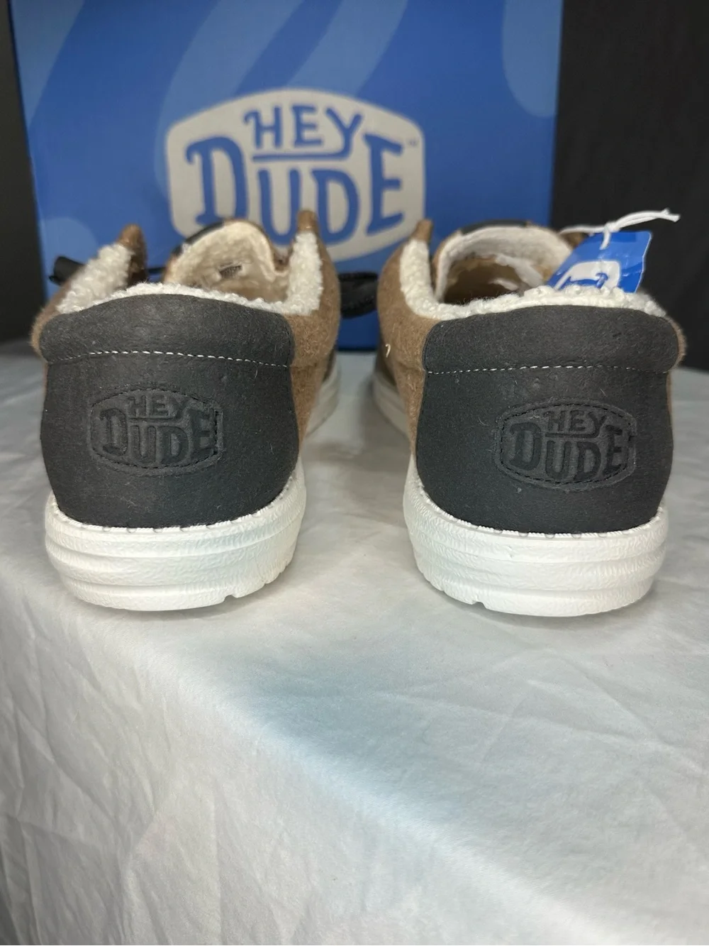 🆕 Hey Dude Wally Warmth Cozy Slip-On with White Sole